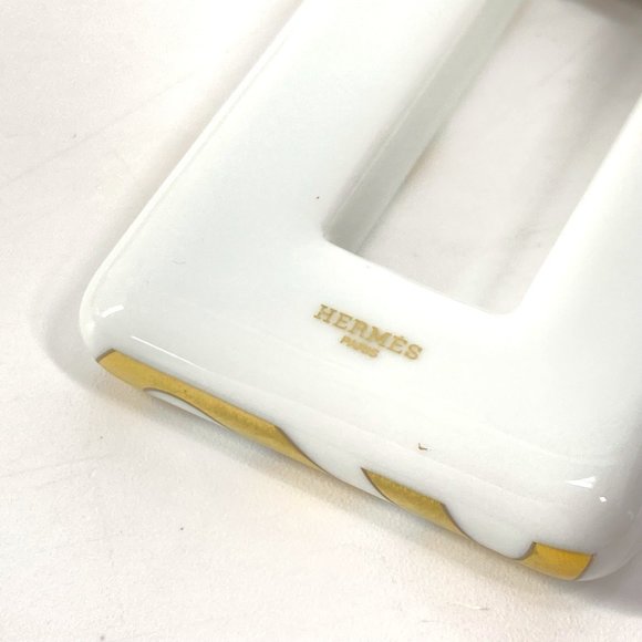 HERMES Hermes Accessories Ceramic Necklace Porcelain Women's White - Picture 4 of 10